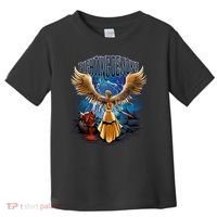 Fighting Demons Angel In Action Toddler T-Shirt thumb 0