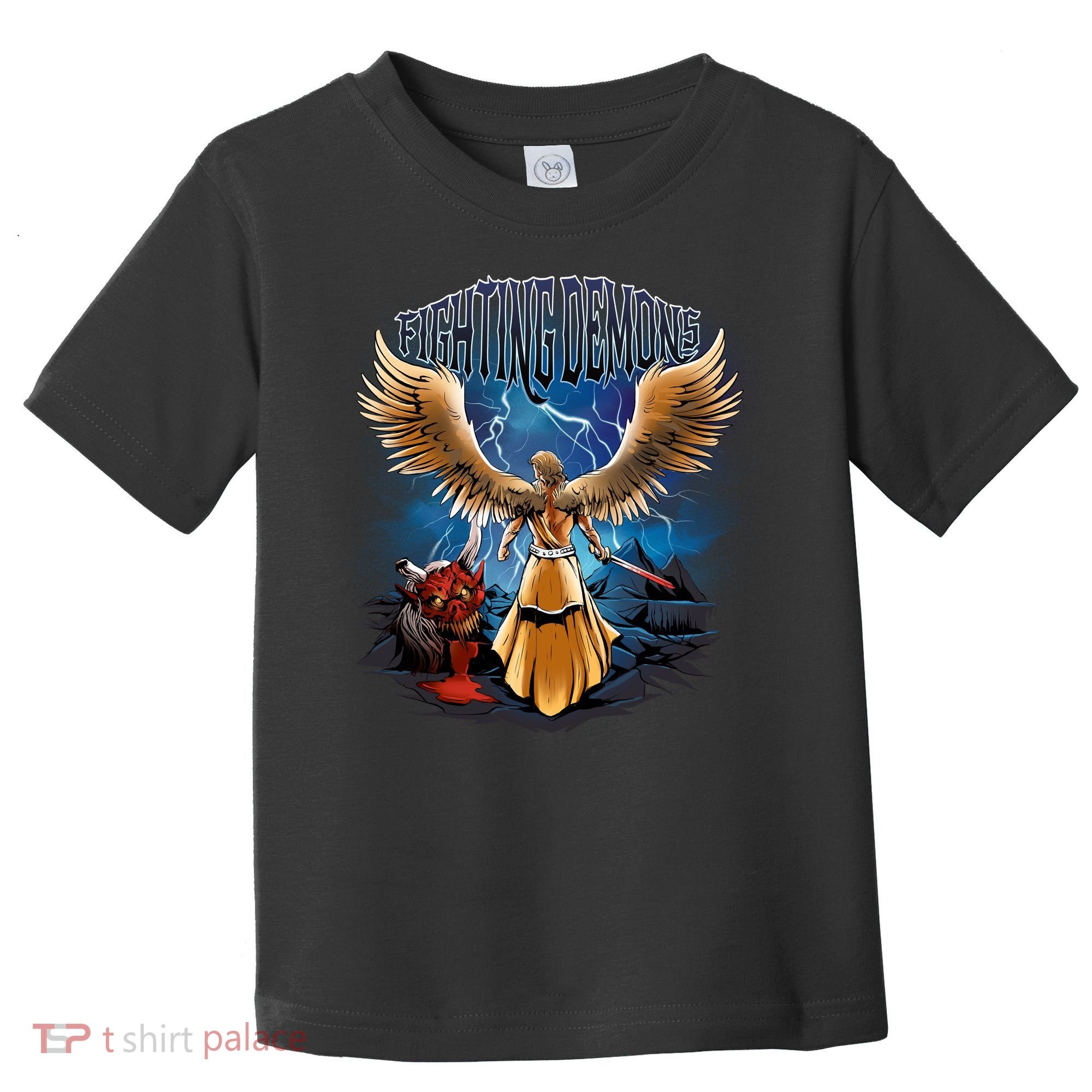 Fighting Demons Angel In Action Toddler T-Shirt