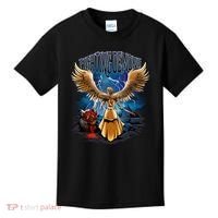 Fighting Demons Angel In Action Kids T-Shirt thumb 0