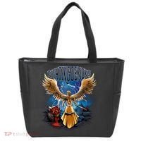 Fighting Demons Angel In Action Tote Bag thumb 0