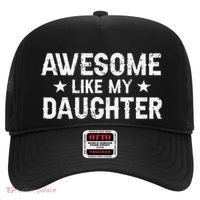 Funny Dad Awesome Like My Daughter Daddy FatherS Day Hat thumb 0
