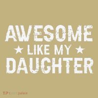 Funny Dad Awesome Like My Daughter Daddy FatherS Day Sweatshirt thumb 2