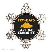 Fry Days Are My Favorite Funny French Fries Gift Ornament thumb 0