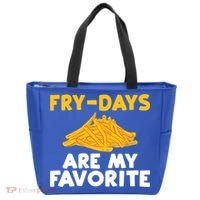 Fry Days Are My Favorite Funny French Fries Gift Tote Bag thumb 0