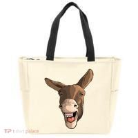 Funny Donkey Art For Donkey Lover Farm Animal Tote Bag thumb 0