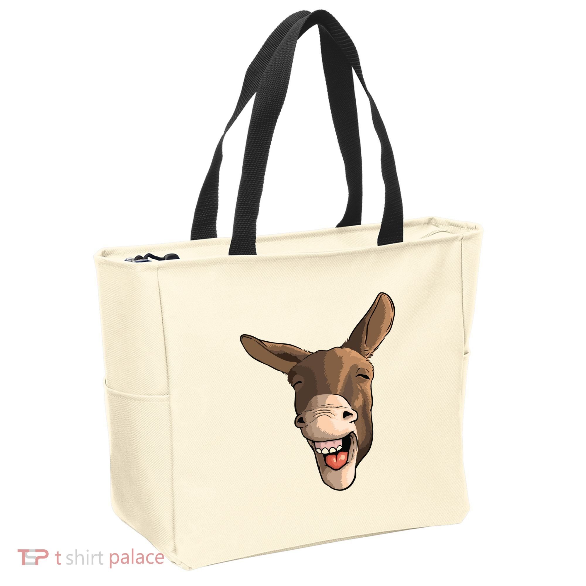 Funny Donkey Art For Donkey Lover Farm Animal Tote Bag
