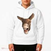 Funny Donkey Art For Donkey Lover Farm Animal Hoodie thumb 2