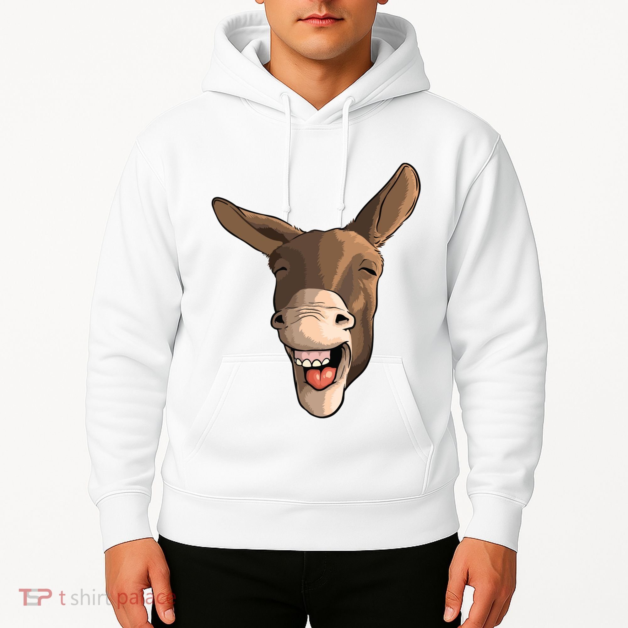 Funny Donkey Art For Donkey Lover Farm Animal Hoodie