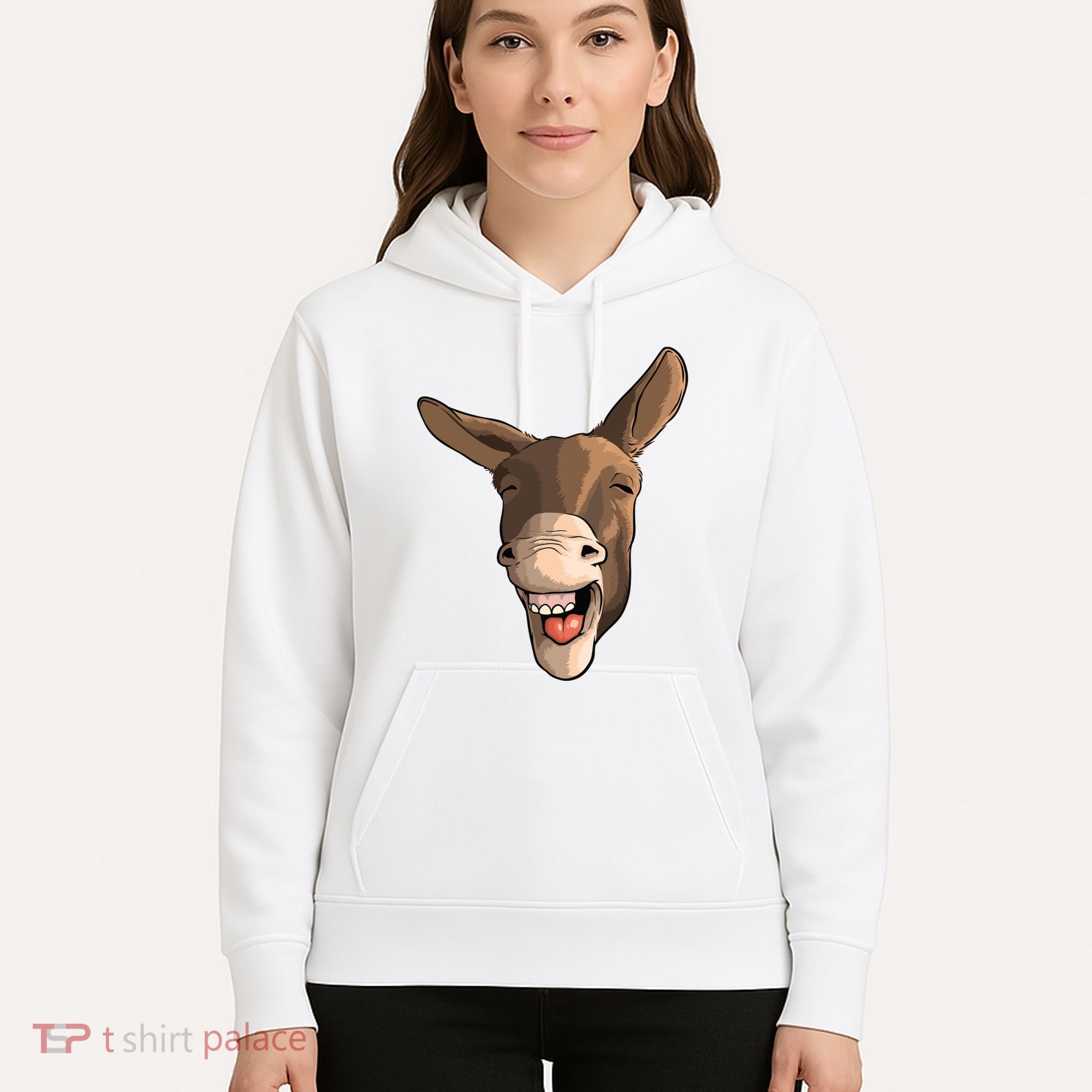 Funny Donkey Art For Donkey Lover Farm Animal Hoodie