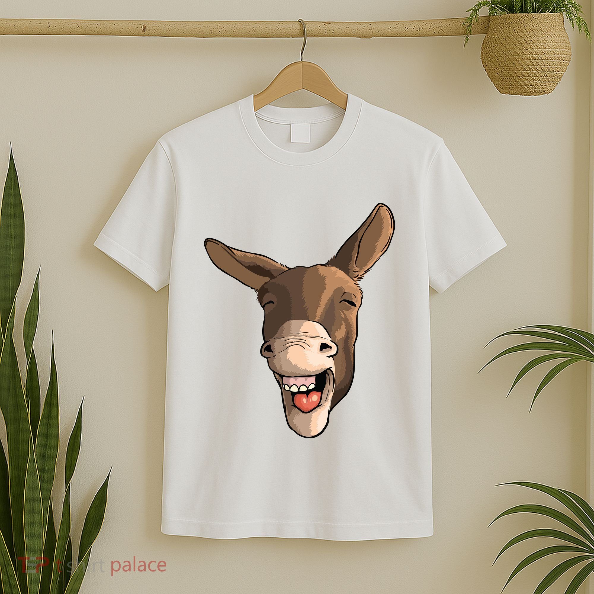 Funny Donkey Art For Donkey Lover Farm Animal T-Shirt