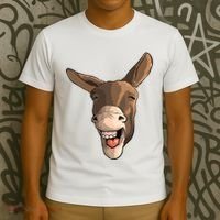 Funny Donkey Art For Donkey Lover Farm Animal T-Shirt thumb 3