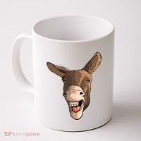 Funny Donkey Art For Donkey Lover Farm Animal Coffee Mug thumb 0