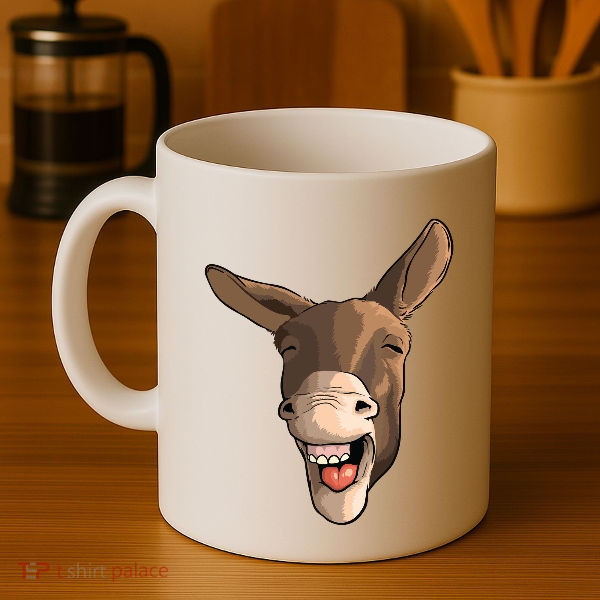 Funny Donkey Art For Donkey Lover Farm Animal Coffee Mug