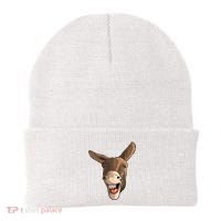 Funny Donkey Art For Donkey Lover Farm Animal Beanie thumb 0