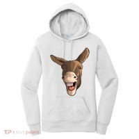 Funny Donkey Art For Donkey Lover Farm Animal Women's Hoodie thumb 0