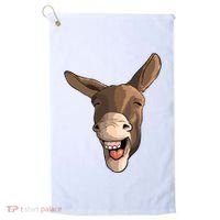 Funny Donkey Art For Donkey Lover Farm Animal Golf Towel thumb 0