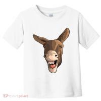 Funny Donkey Art For Donkey Lover Farm Animal Toddler T-Shirt thumb 0
