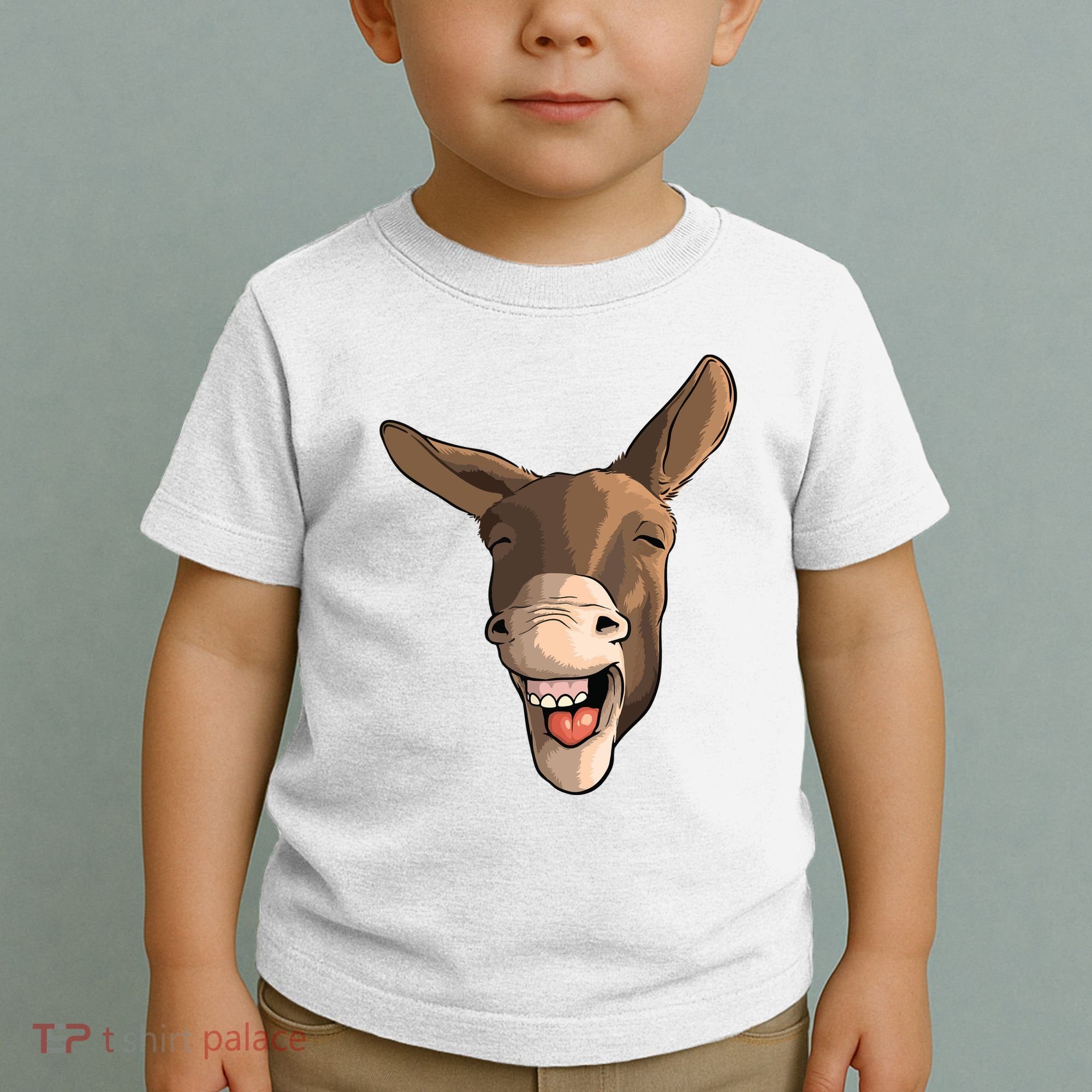Funny Donkey Art For Donkey Lover Farm Animal Toddler T-Shirt