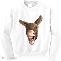 Funny Donkey Art For Donkey Lover Farm Animal Kids Sweatshirt thumb 0