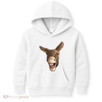 Funny Donkey Art For Donkey Lover Farm Animal Kids Hoodie thumb 0
