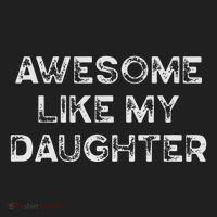 Fathers Day Awesome Like My Daughter Gifts From Dad Mom Son Women's Sweatshirt thumb 2
