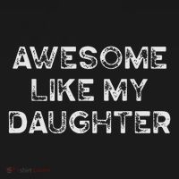 Fathers Day Awesome Like My Daughter Gifts From Dad Mom Son Women's Tank Top thumb 5