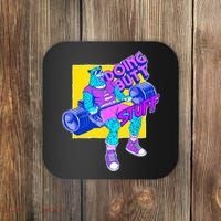 Funny Doing Butt Stuff Workout Bodybuilding Fitness Gym Coaster thumb 0