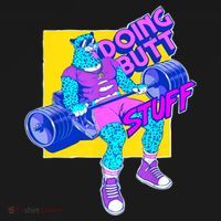 Funny Doing Butt Stuff Workout Bodybuilding Fitness Gym Tote Bag thumb 4