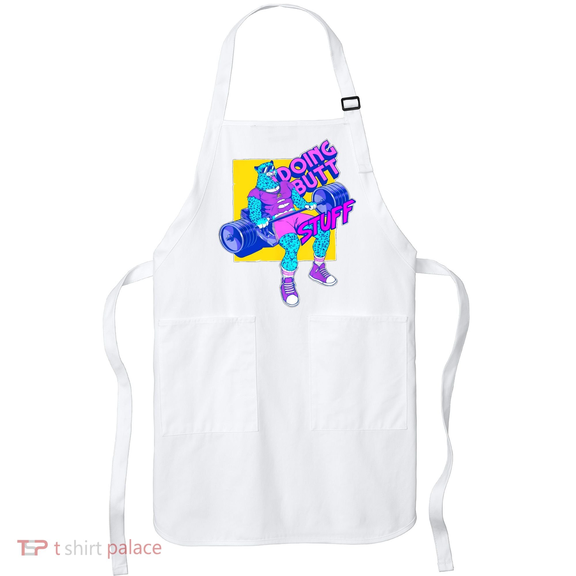 Funny Doing Butt Stuff Workout Bodybuilding Fitness Gym Apron