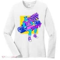 Funny Doing Butt Stuff Workout Bodybuilding Fitness Gym Women's Long Sleeve Shirt thumb 0
