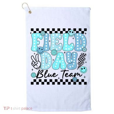 Field Day Blue Team Color Field Trip Team Game Competition Golf Towel