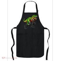 Funny Dirt Bike For Dinosaur Motorcycle Riding Apron thumb 0