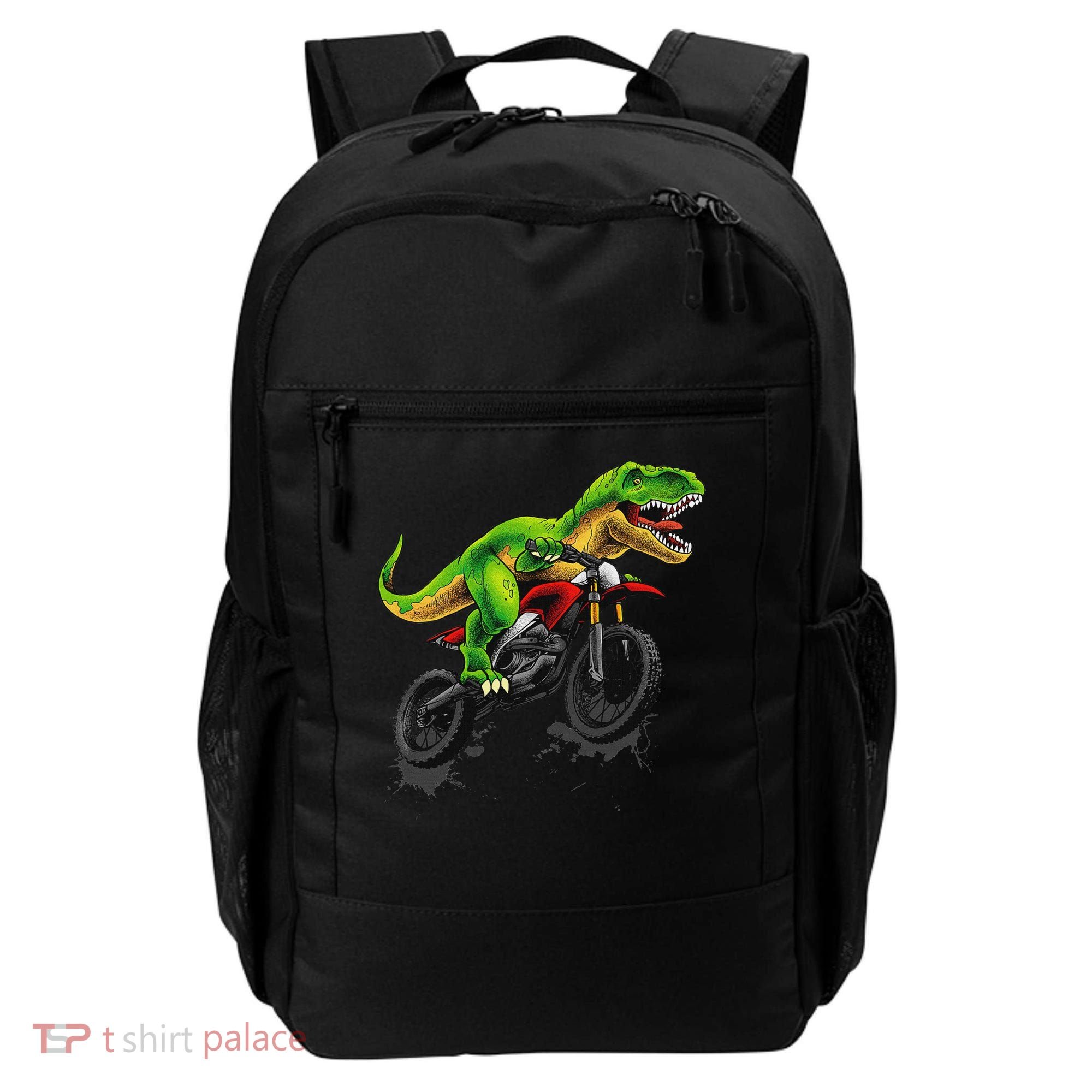 Funny Dirt Bike For Dinosaur Motorcycle Riding Backpack