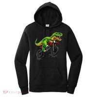 Funny Dirt Bike For Dinosaur Motorcycle Riding Women's Hoodie thumb 0