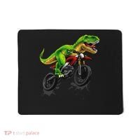 Funny Dirt Bike For Dinosaur Motorcycle Riding Mousepad thumb 0