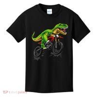 Funny Dirt Bike For Dinosaur Motorcycle Riding Kids T-Shirt thumb 0