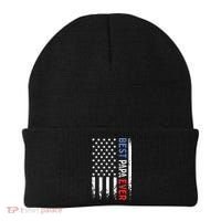Father's Day Best Papa Ever With US American Flag Beanie thumb 0