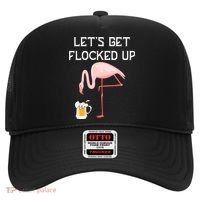 Flamingo Drinking Beer Funny Flamingo Hat thumb 0