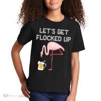 Flamingo Drinking Beer Funny Flamingo Kids T-Shirt thumb 2