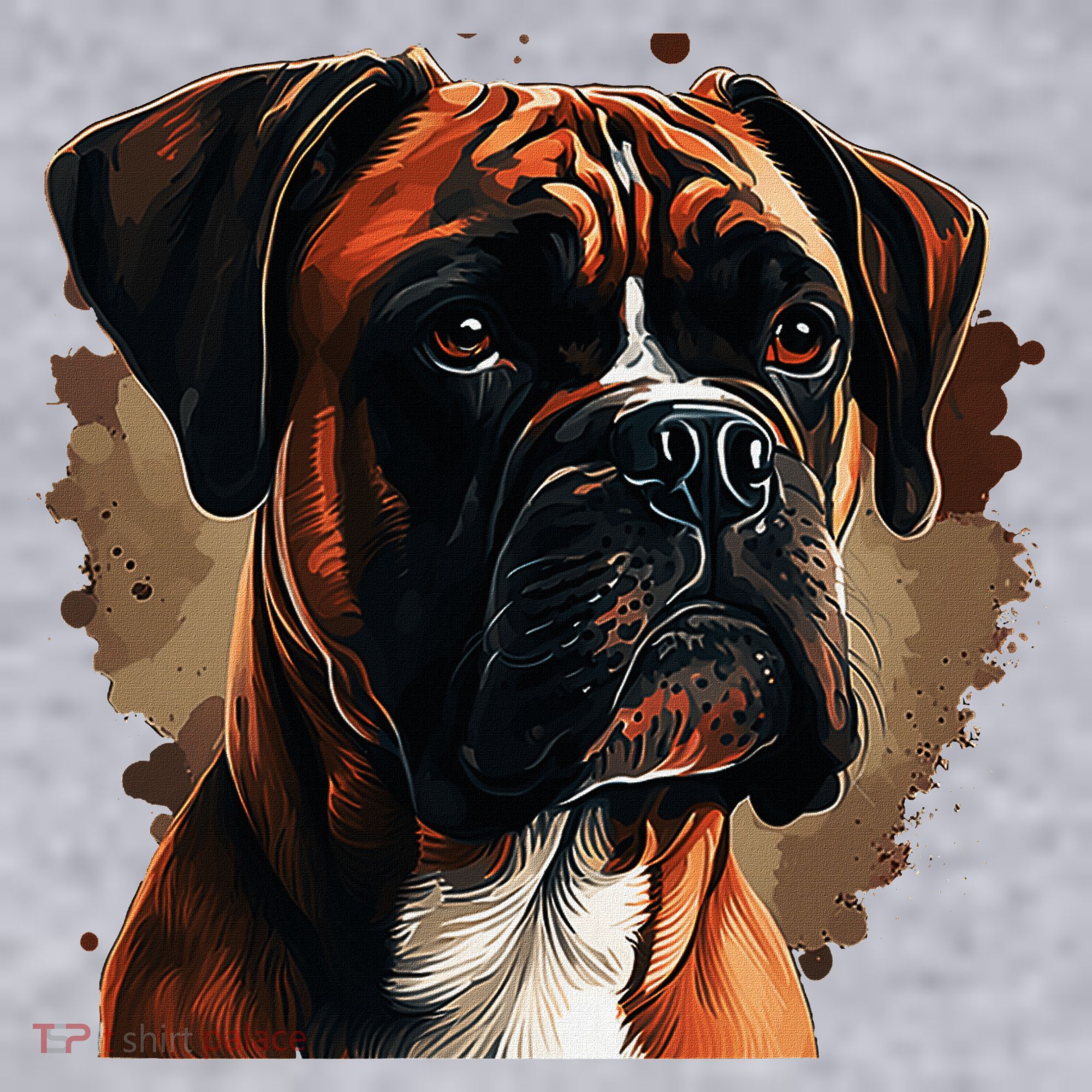 Funny Dog Boxer Women's Sweatshirt