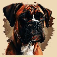 Funny Dog Boxer Tote Bag thumb 4