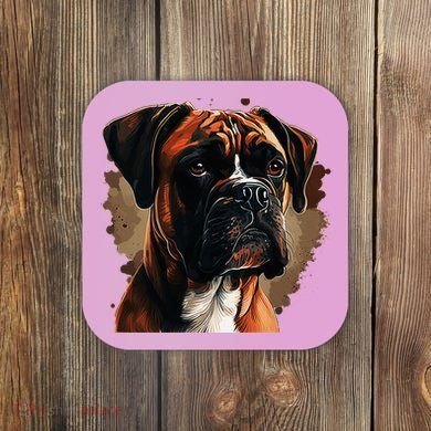 Funny Dog Boxer Coaster