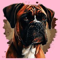 Funny Dog Boxer Coaster thumb 2