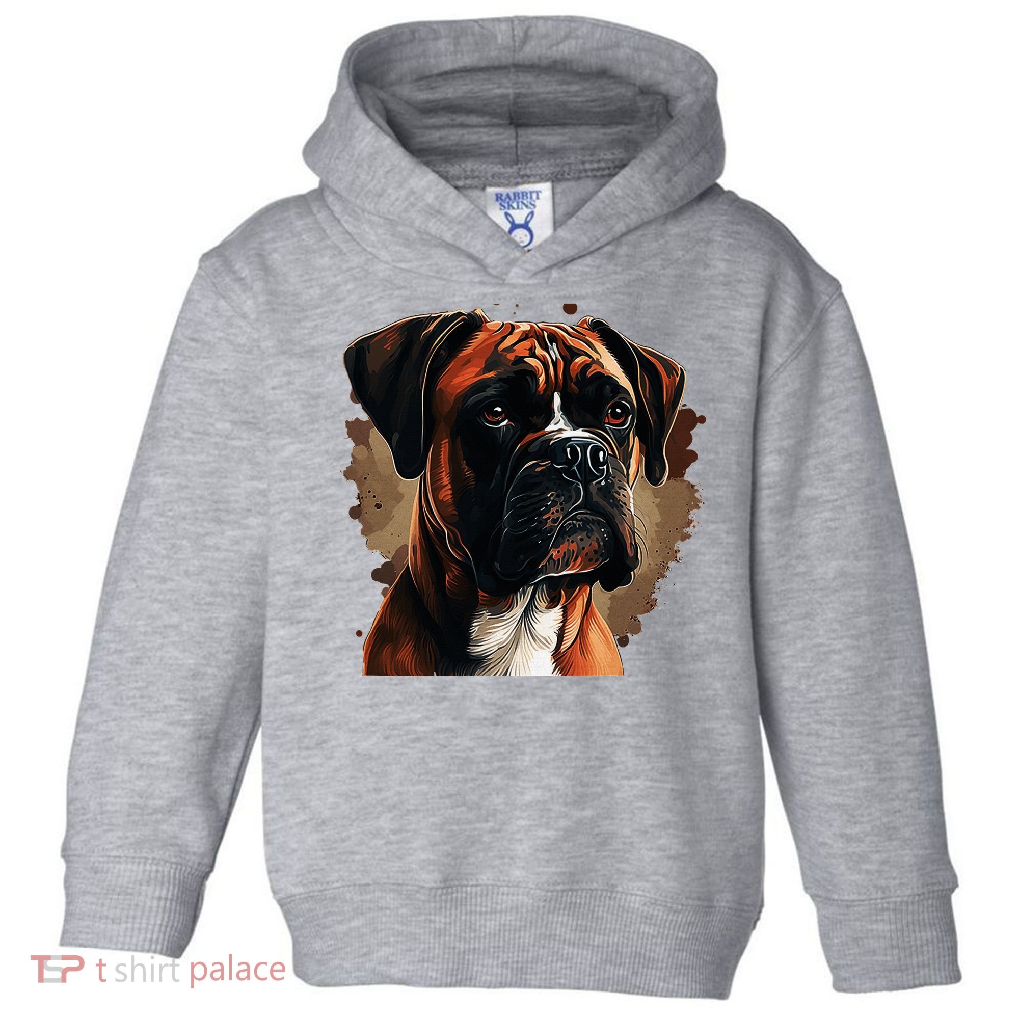 Funny Dog Boxer Toddler Hoodie