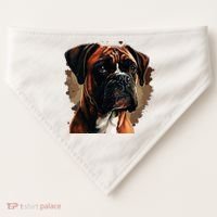 Funny Dog Boxer USA-Made Doggie Bandana thumb 0