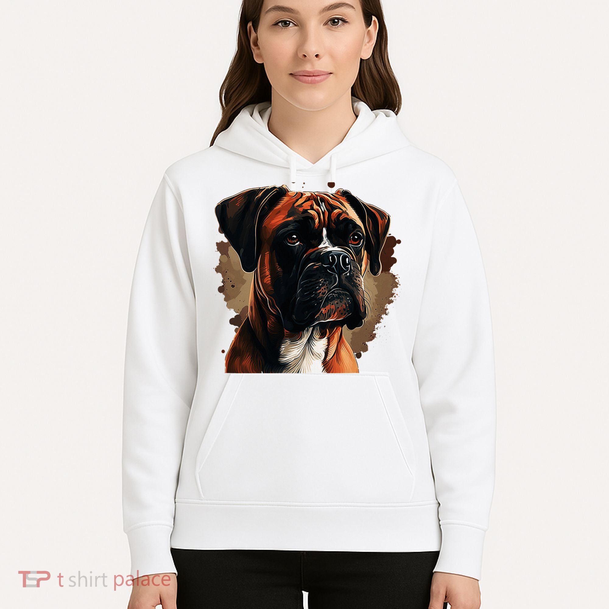 Funny Dog Boxer Hoodie