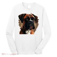 Funny Dog Boxer Long Sleeve Shirt thumb 0