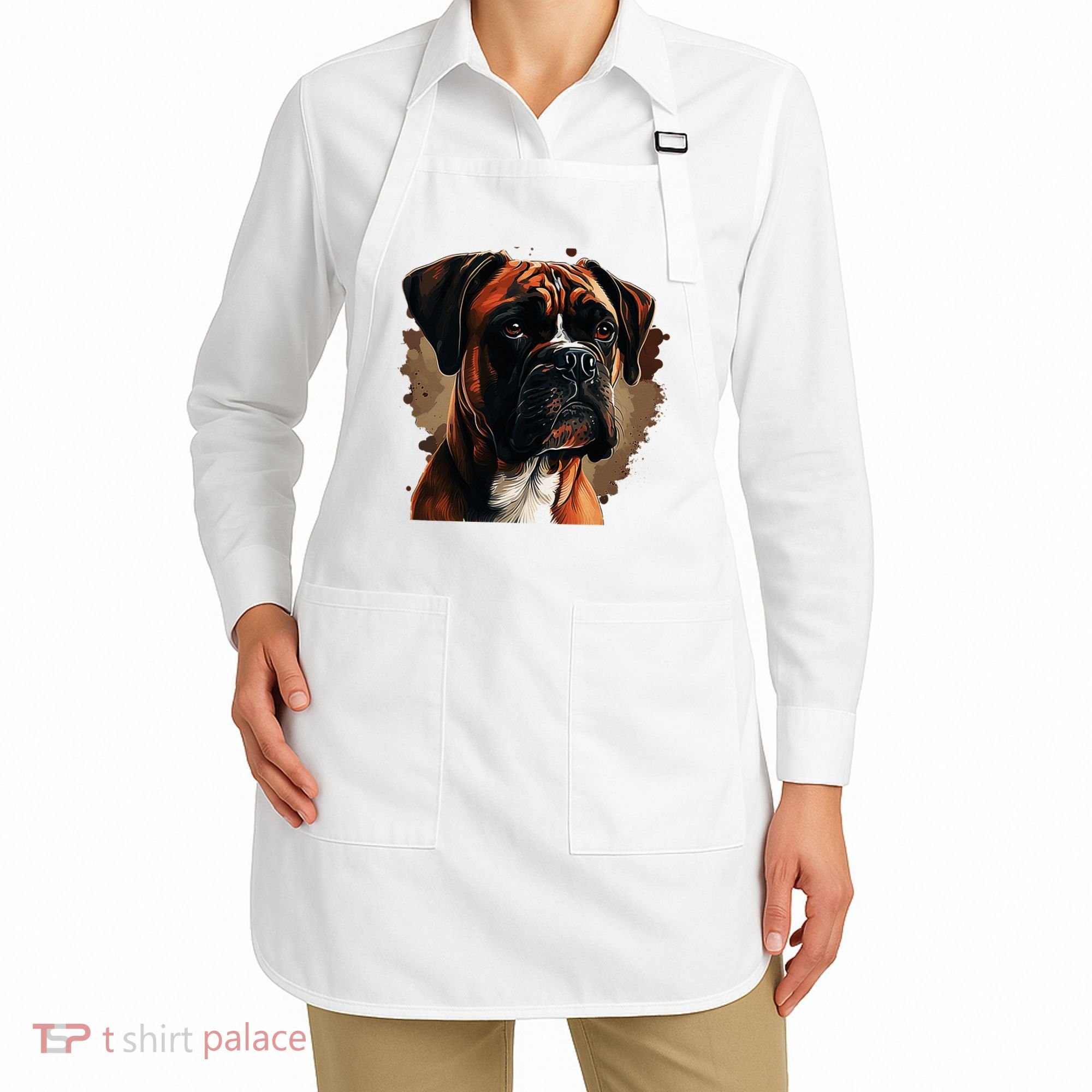 Funny Dog Boxer Apron