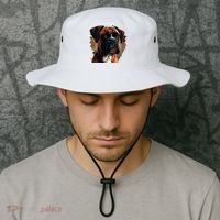 Funny Dog Boxer Bucket Hat thumb 2