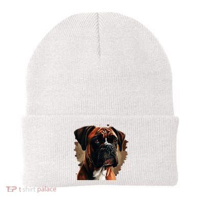 Funny Dog Boxer Beanie